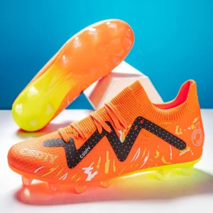 New Men Football Boots Ankle Non-Slip Boys Fg Soccer Shoes Professional Sneakers Sports Shoes Unisex Match Comfort